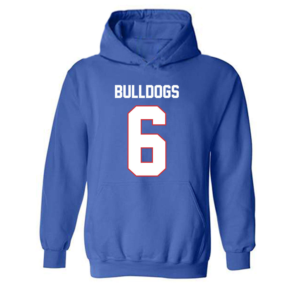 LA Tech - NCAA Football Legends : Phillip Livas - Generic Shersey Hooded Sweatshirt-0