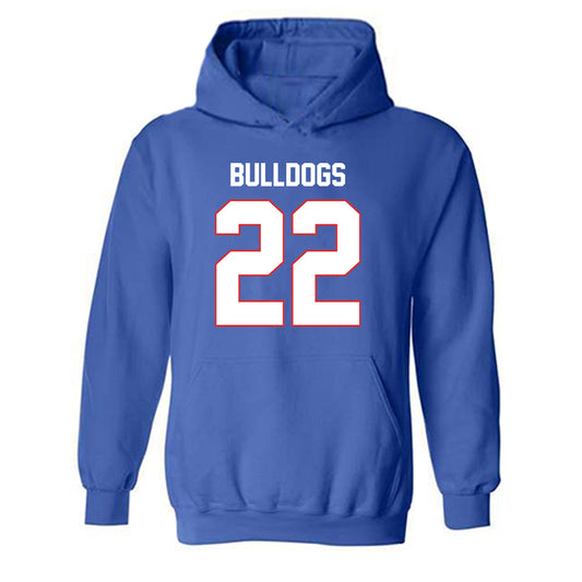 LA Tech - NCAA Football : Jadon Mayfield - Generic Shersey Hooded Sweatshirt-0