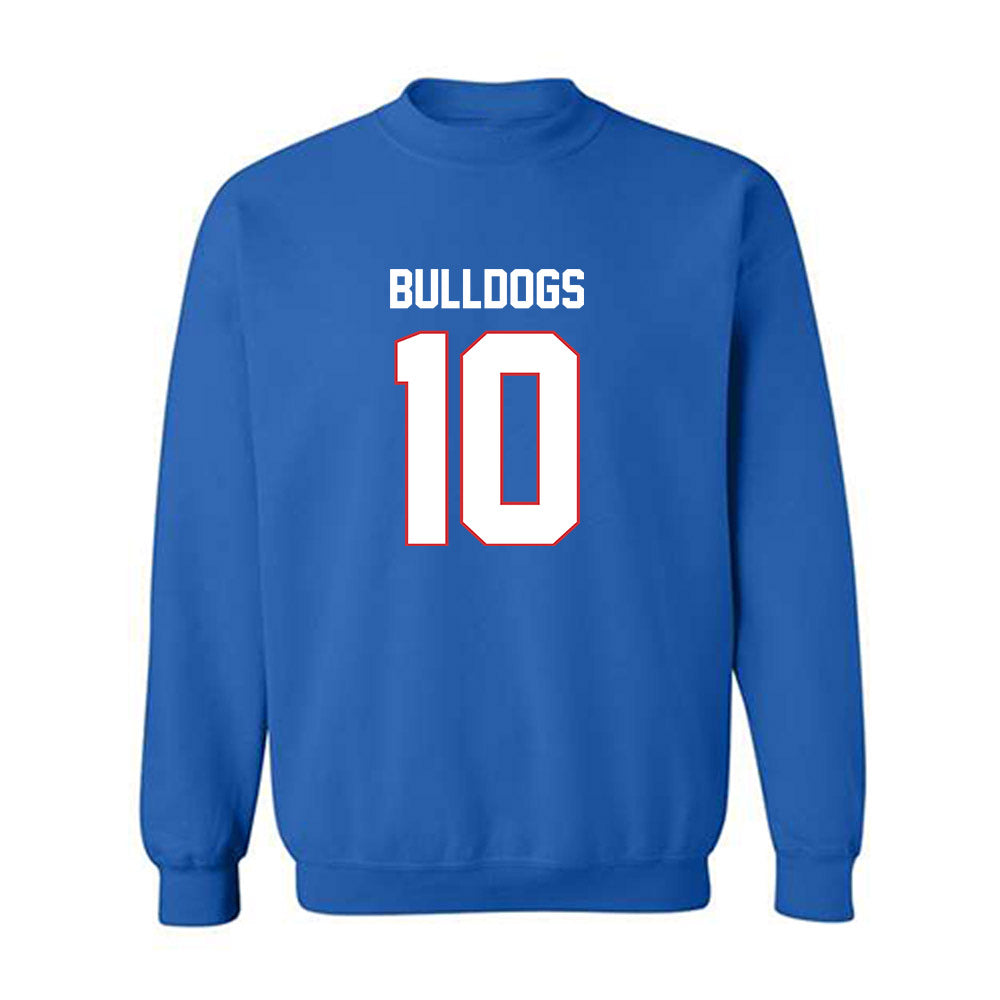 LA Tech - NCAA Football Legends : Colby Cameron - Generic Shersey Crewneck Sweatshirt-0
