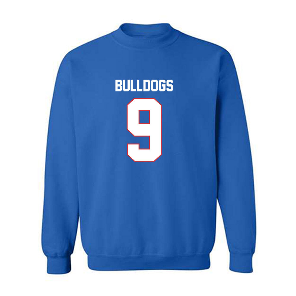 LA Tech - NCAA Football Legends : Vernon Butler - Generic Shersey Crewneck Sweatshirt-0