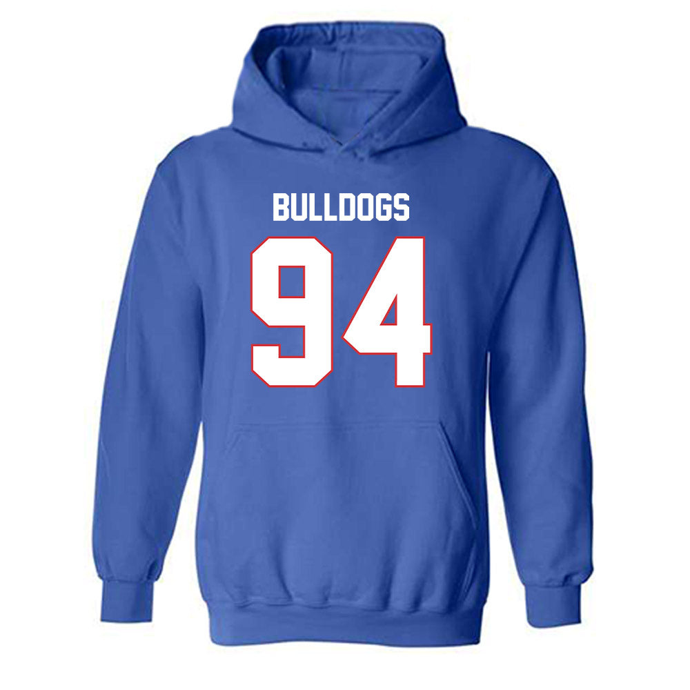 LA Tech - NCAA Football : Emmanuel Oguns - Generic Shersey Hooded Sweatshirt-0