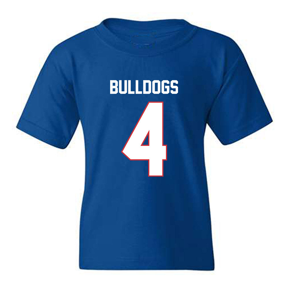 LA Tech - NCAA Football Legends : Quinton Patton - Generic Shersey Youth T-Shirt-0