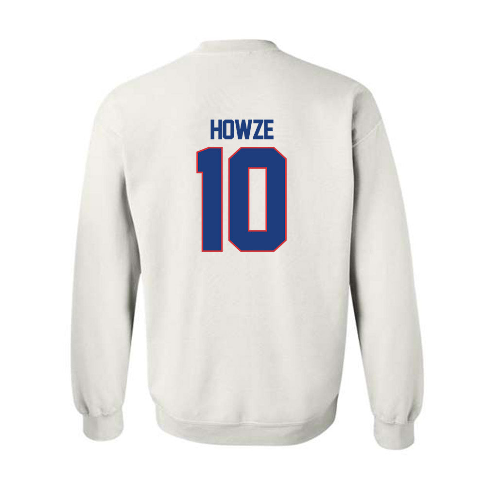 LA Tech - NCAA Men's Basketball : Kylan Howze - Generic Shersey Crewneck Sweatshirt-1