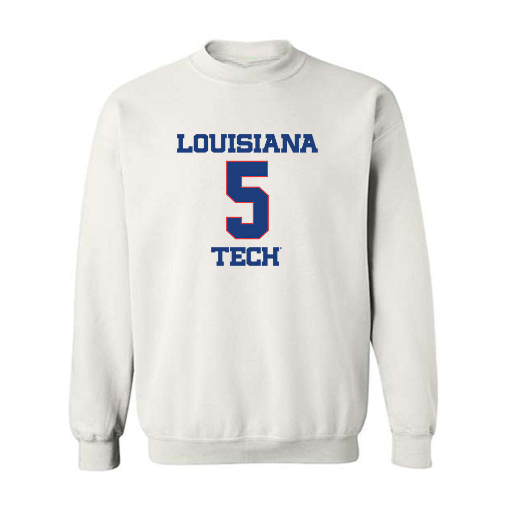 LA Tech - NCAA Men's Basketball : Avery Thomas II - Generic Shersey Crewneck Sweatshirt-0