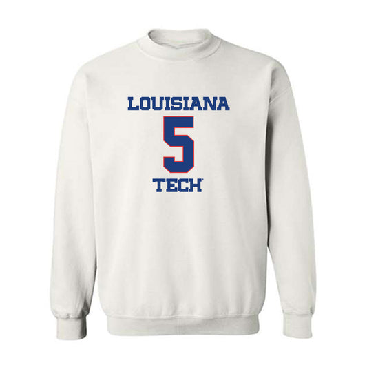 LA Tech - NCAA Men's Basketball : Avery Thomas II - Generic Shersey Crewneck Sweatshirt-0