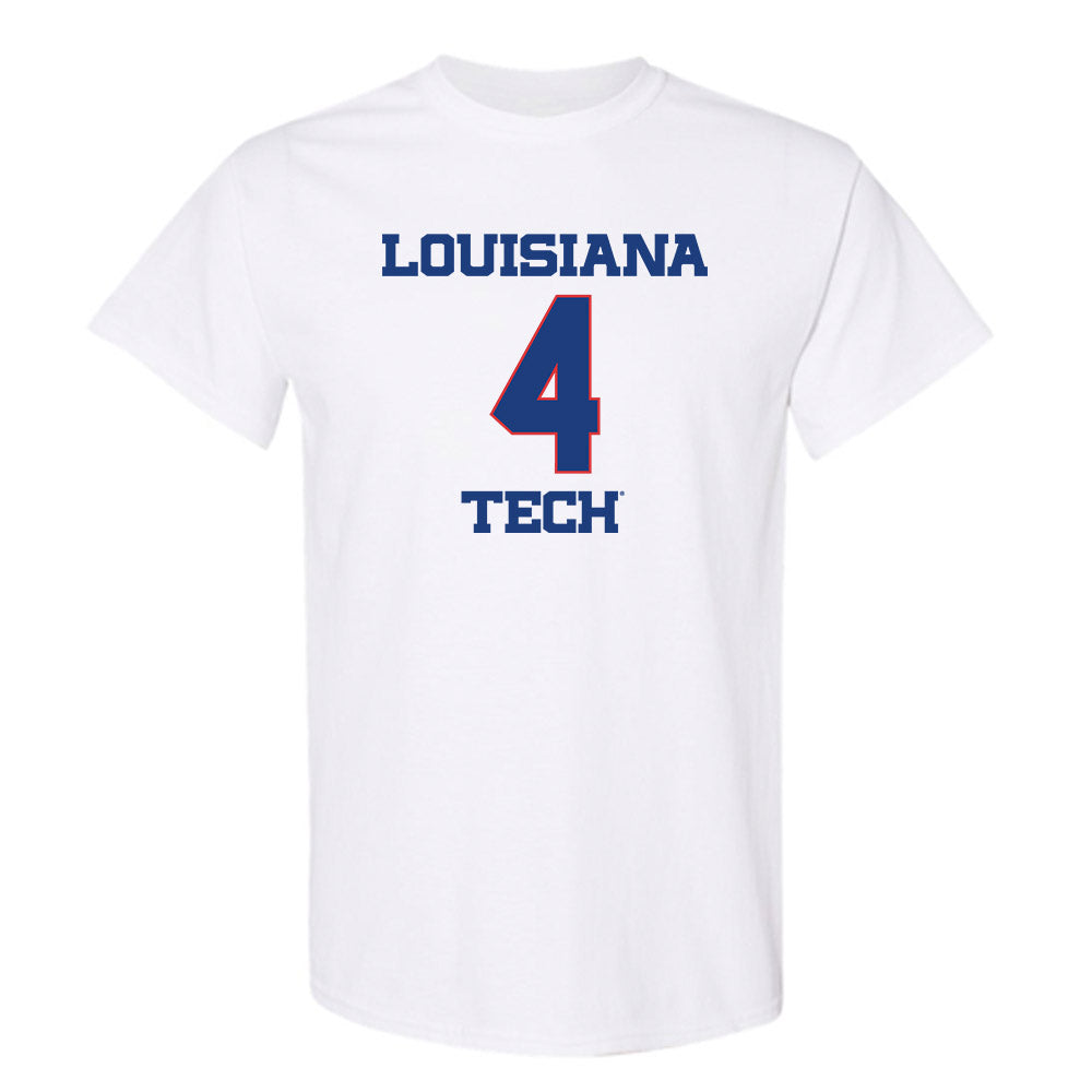 LA Tech - NCAA Men's Basketball : Jaylen Fenner - Generic Shersey T-Shirt-0