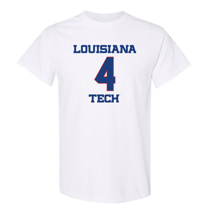 LA Tech - NCAA Men's Basketball : Jaylen Fenner - Generic Shersey T-Shirt-0