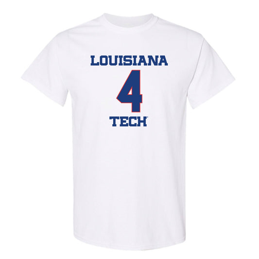 LA Tech - NCAA Men's Basketball : Jaylen Fenner - Generic Shersey T-Shirt-0