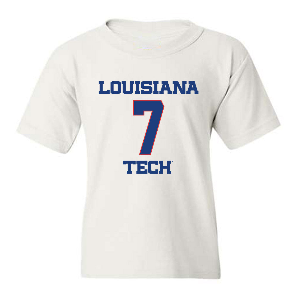 LA Tech - NCAA Men's Basketball : Sir issac Herron - Generic Shersey Youth T-Shirt-0
