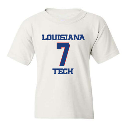 LA Tech - NCAA Men's Basketball : Sir issac Herron - Generic Shersey Youth T-Shirt-0