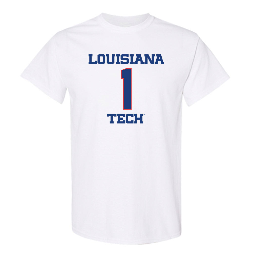 LA Tech - NCAA Men's Basketball : Jermaurhiyun Anderson - Generic Shersey T-Shirt-0
