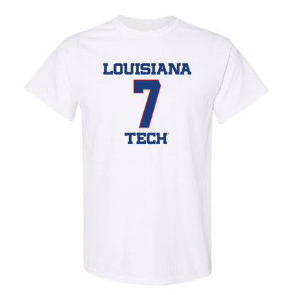 LA Tech - NCAA Men's Basketball : Sir issac Herron - Generic Shersey T-Shirt-0