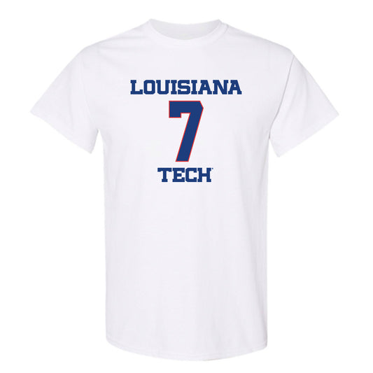 LA Tech - NCAA Men's Basketball : Sir issac Herron - Generic Shersey T-Shirt-0