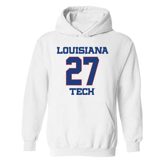 LA Tech - NCAA Men's Basketball : A'Meir Williams - Generic Shersey Hooded Sweatshirt-0
