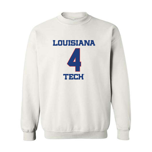 LA Tech - NCAA Men's Basketball : Jaylen Fenner - Generic Shersey Crewneck Sweatshirt-0