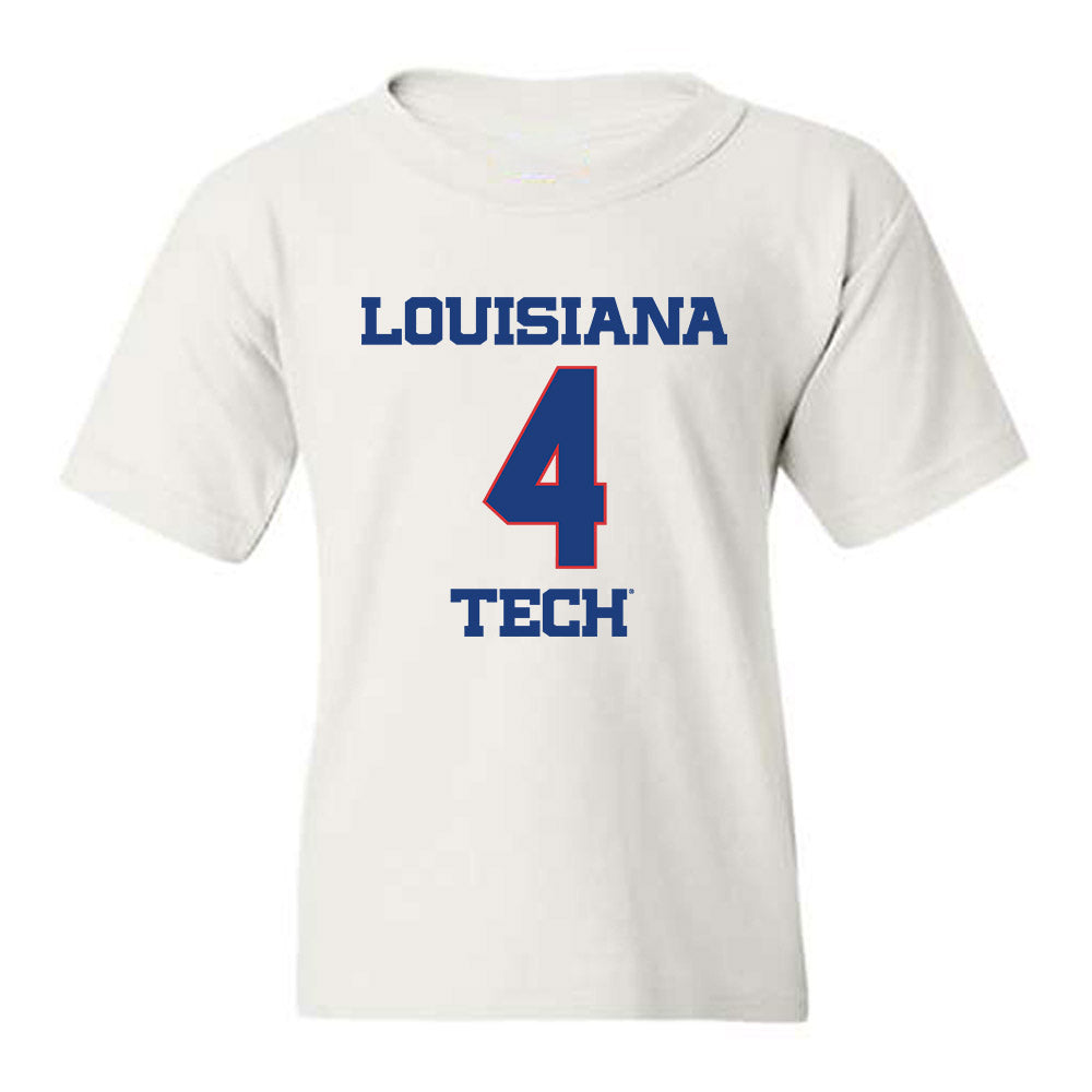 LA Tech - NCAA Men's Basketball : Jaylen Fenner - Generic Shersey Youth T-Shirt-0