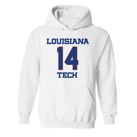 LA Tech - NCAA Men's Basketball : William Allen - Generic Shersey Hooded Sweatshirt