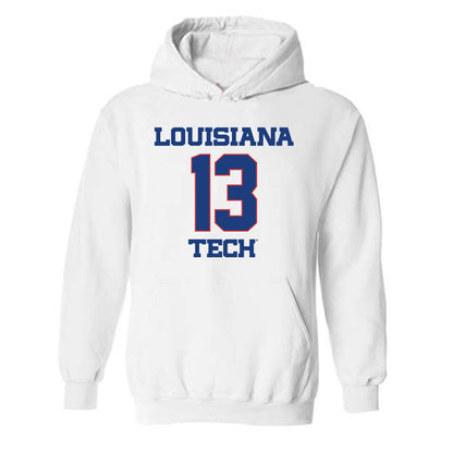 LA Tech - NCAA Men's Basketball : Daniel Batcho - Hooded Sweatshirt Replica Shersey