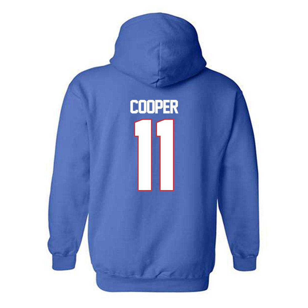 LA Tech - NCAA Men's Basketball : Kaden Cooper - Generic Shersey Hooded Sweatshirt-1