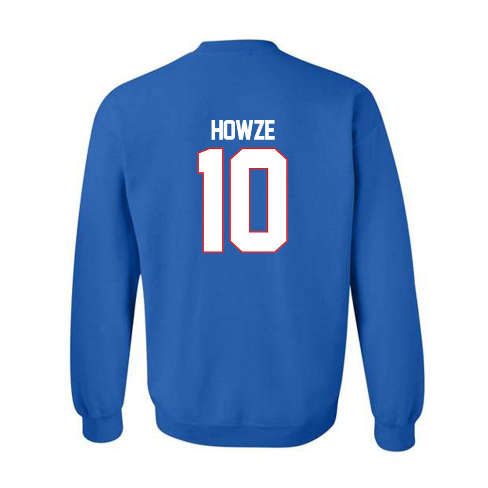 LA Tech - NCAA Men's Basketball : Kylan Howze - Generic Shersey Crewneck Sweatshirt-1