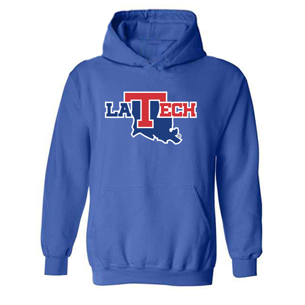 LA Tech - NCAA Men's Basketball : Kaden Cooper - Generic Shersey Hooded Sweatshirt-0