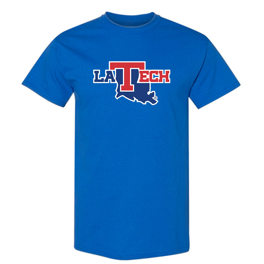 LA Tech - NCAA Men's Basketball : Sir issac Herron - Generic Shersey T-Shirt-0