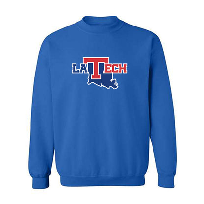 LA Tech - NCAA Men's Basketball : Kylan Howze - Generic Shersey Crewneck Sweatshirt-0