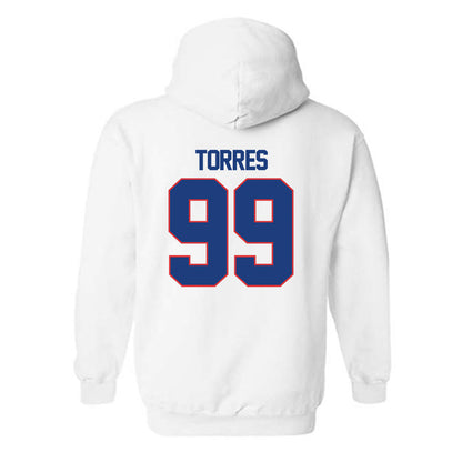 LA Tech - NCAA Softball : Reese Torres - Generic Shersey Hooded Sweatshirt-1