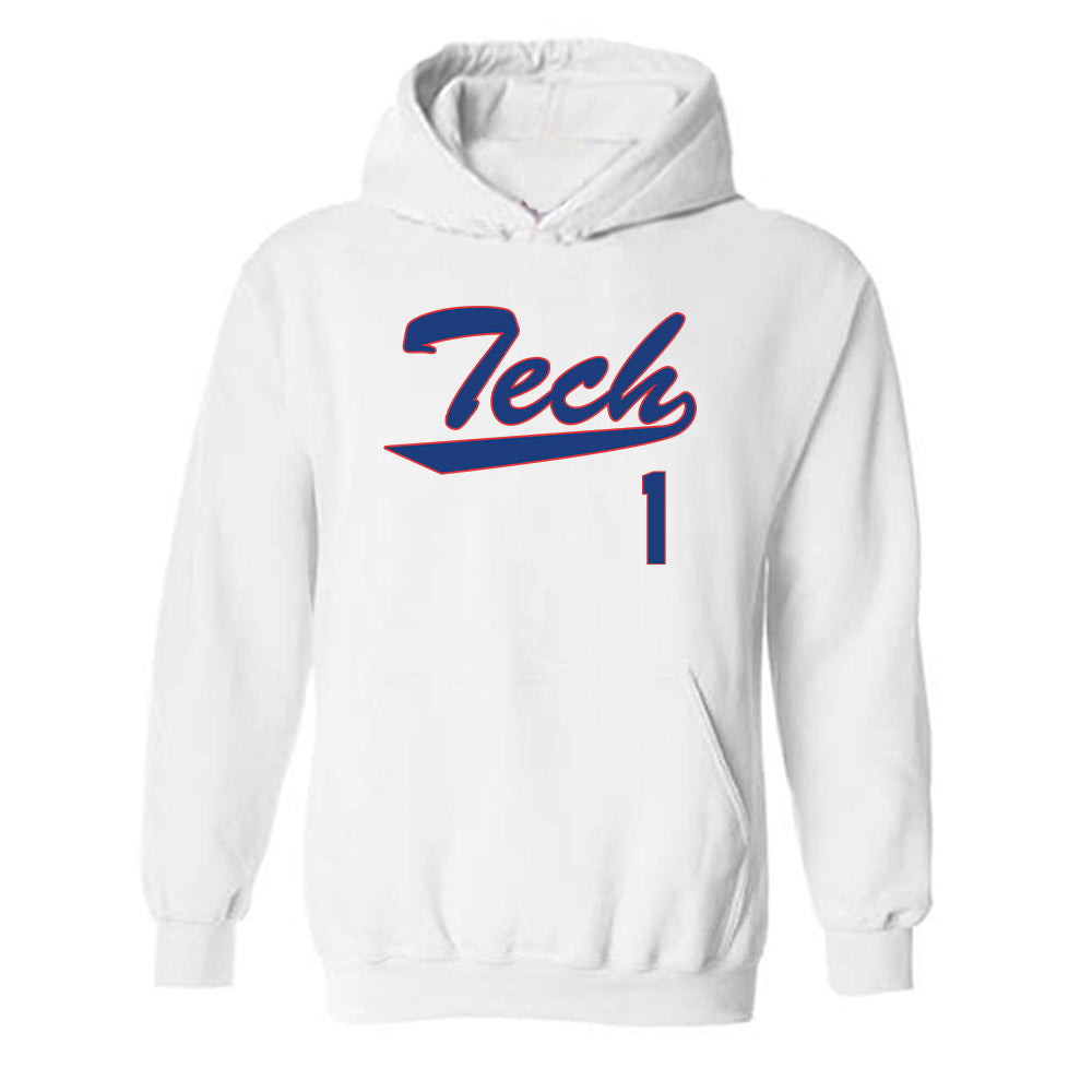 LA Tech - NCAA Softball : Alannah Rogers - Generic Shersey Hooded Sweatshirt-0