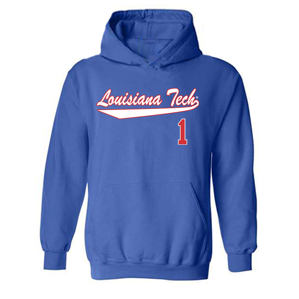 LA Tech - NCAA Softball : Alannah Rogers - Generic Shersey Hooded Sweatshirt-0