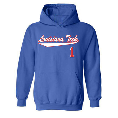 LA Tech - NCAA Softball : Alannah Rogers - Generic Shersey Hooded Sweatshirt-0