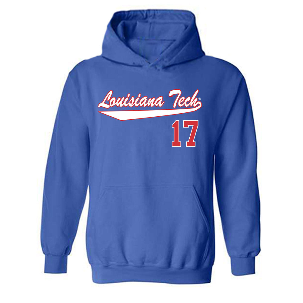 LA Tech - NCAA Softball : Elena Heng - Generic Shersey Hooded Sweatshirt-0