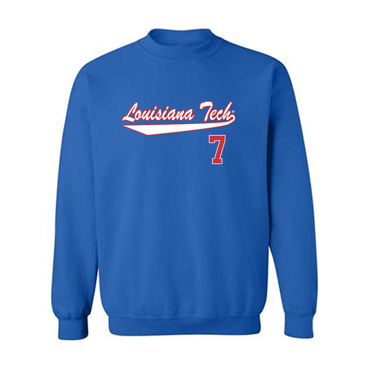 LA Tech - NCAA Softball : Ruby Fidge - Generic Shersey Crewneck Sweatshirt-0