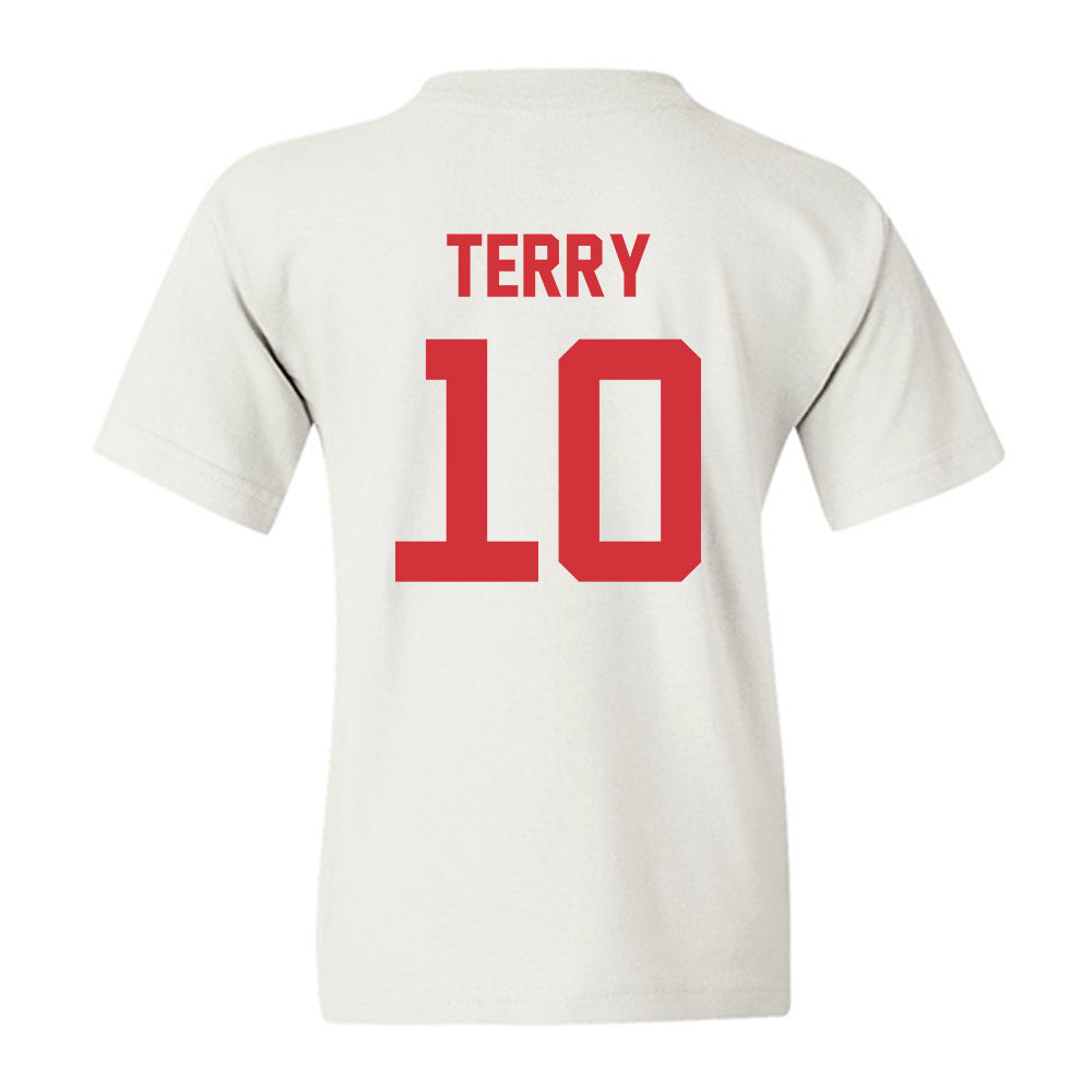 LA Tech - NCAA Women's Basketball : Jayden Terry - Generic Shersey Youth T-Shirt-1