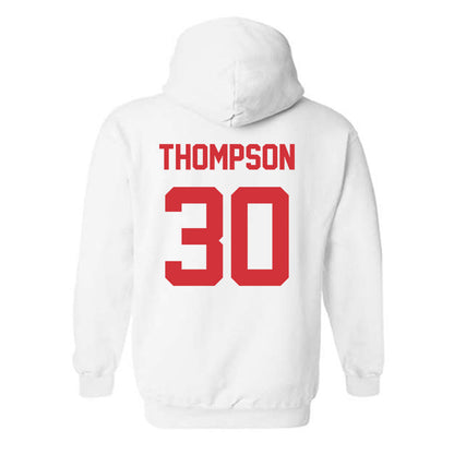 LA Tech - NCAA Women's Basketball : Kaleigh Thompson - Generic Shersey Hooded Sweatshirt-1
