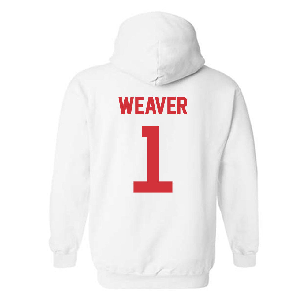 LA Tech - NCAA Women's Basketball : Alexia Weaver - Generic Shersey Hooded Sweatshirt-1