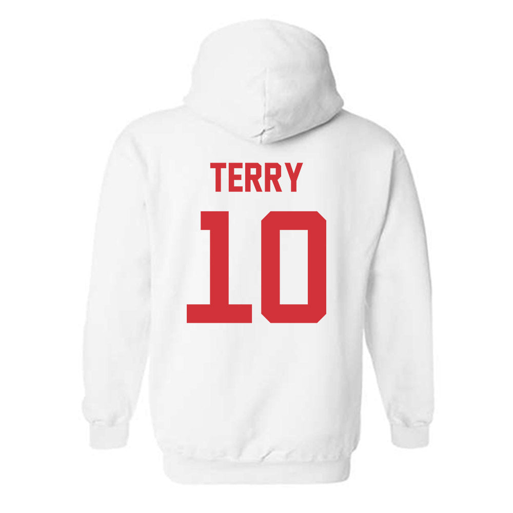 LA Tech - NCAA Women's Basketball : Jayden Terry - Generic Shersey Hooded Sweatshirt-1