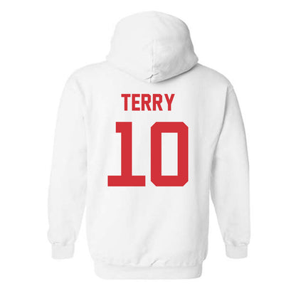 LA Tech - NCAA Women's Basketball : Jayden Terry - Generic Shersey Hooded Sweatshirt-1