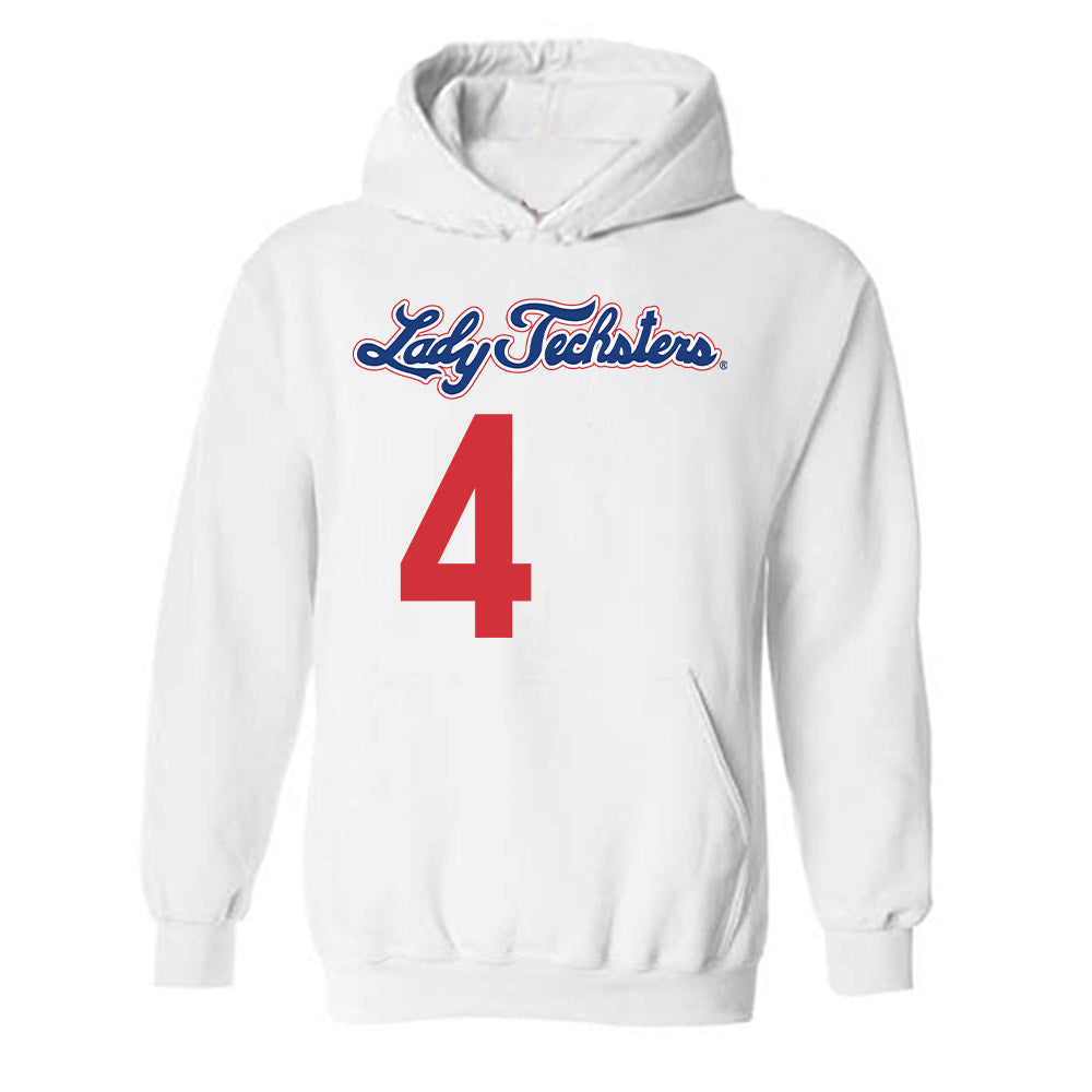 LA Tech - NCAA Women's Basketball : Joy Madison-Key - Generic Shersey Hooded Sweatshirt-0