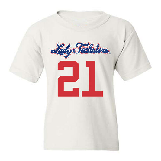 LA Tech - NCAA Women's Basketball : Kennedy Evans - Generic Shersey Youth T-Shirt-0