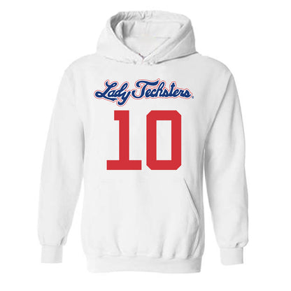 LA Tech - NCAA Women's Basketball : Jayden Terry - Generic Shersey Hooded Sweatshirt-0