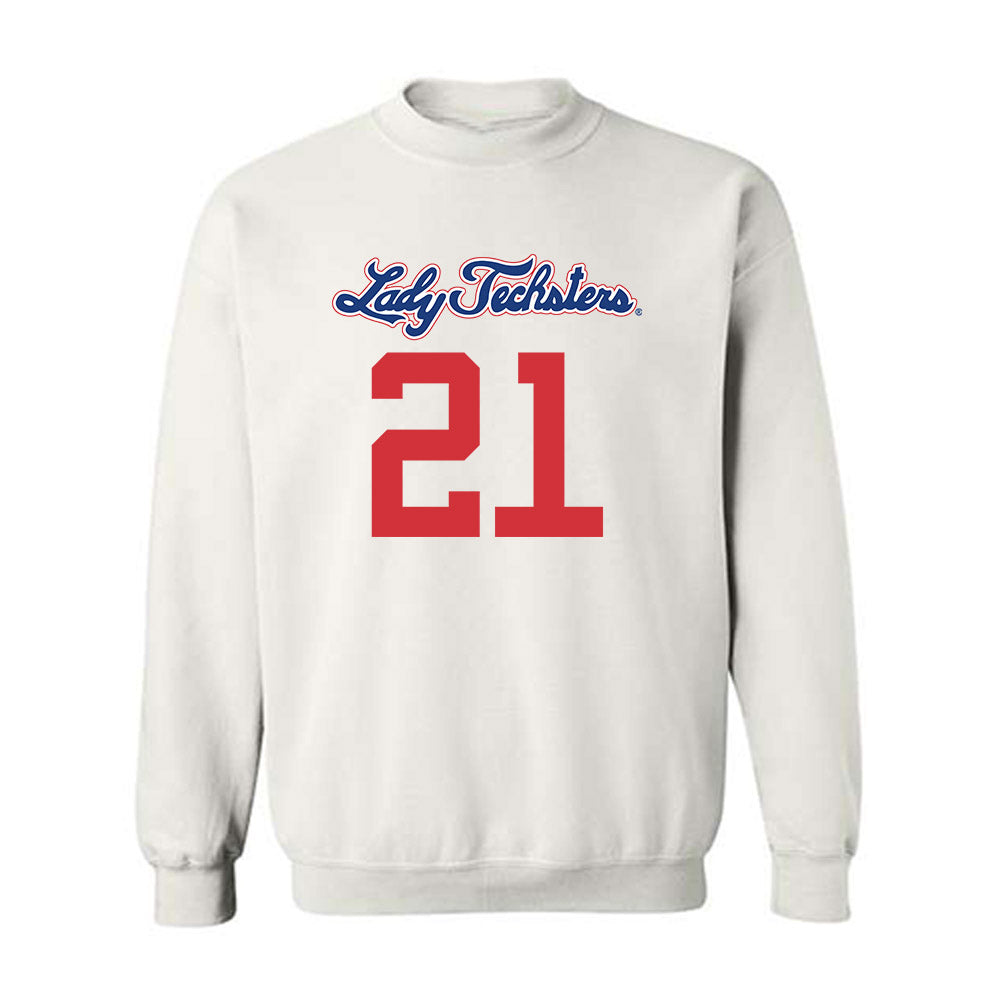 LA Tech - NCAA Women's Basketball : Kennedy Evans - Generic Shersey Crewneck Sweatshirt-0