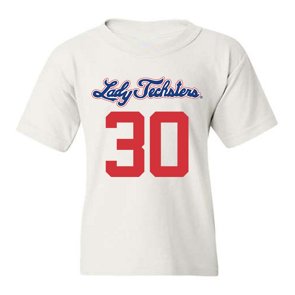 LA Tech - NCAA Women's Basketball : Kaleigh Thompson - Generic Shersey Youth T-Shirt-0