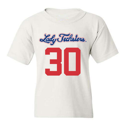 LA Tech - NCAA Women's Basketball : Kaleigh Thompson - Generic Shersey Youth T-Shirt-0