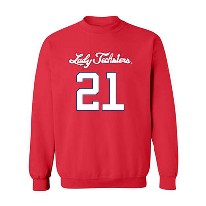 LA Tech - NCAA Women's Basketball : Kennedy Evans - Crewneck Sweatshirt-0