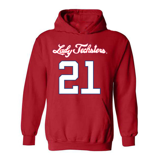 LA Tech - NCAA Women's Basketball : Kennedy Evans - Hooded Sweatshirt-0