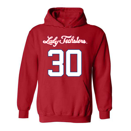 LA Tech - NCAA Women's Basketball : Kaleigh Thompson - Hooded Sweatshirt-0