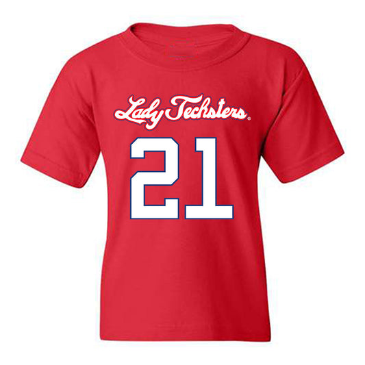 LA Tech - NCAA Women's Basketball : Kennedy Evans - Youth T-Shirt-0