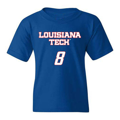 LA Tech - NCAA Women's Volleyball : Grace Krohn - Replica Shersey Youth T-Shirt-0