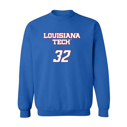 LA Tech - NCAA Women's Volleyball : Zari Gillispie - Replica Shersey Crewneck Sweatshirt-0